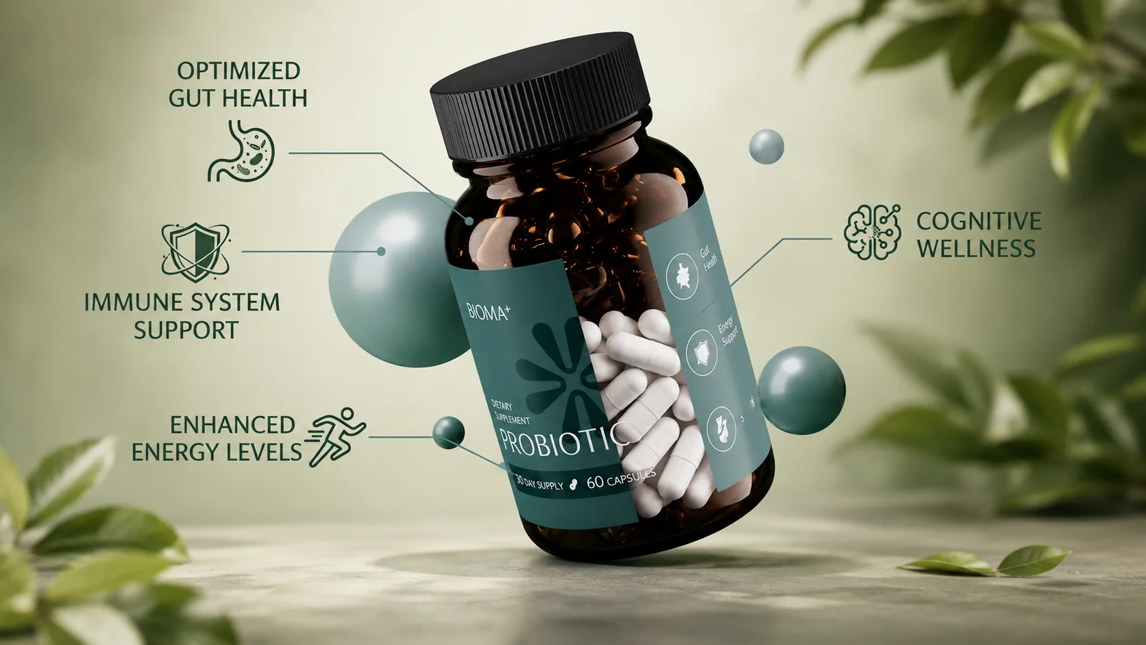 Bioma Probiotics Digestive Capsules Features